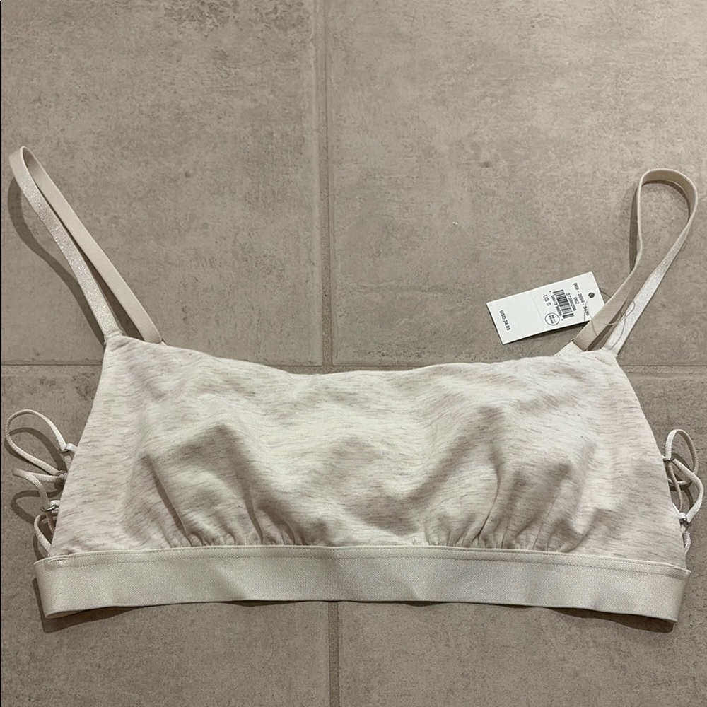 NWT Aerie Bandeau Bralette - Lace-up detail on sides - Small